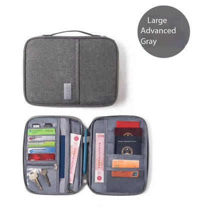 Waterproof RFID Travel Document Organizer Passport Holder
