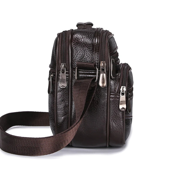 Men's Messenger Bags Hot PU Handbag Multi-functional Travel Casual Small Bags Outdoor Hiking Cycling Sport Cigarette Satchel