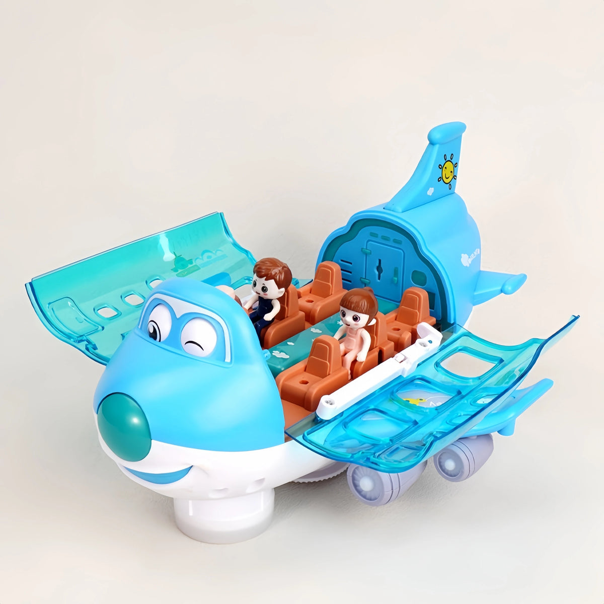 Electric Airplane Toy Model with Lights and Music Kids