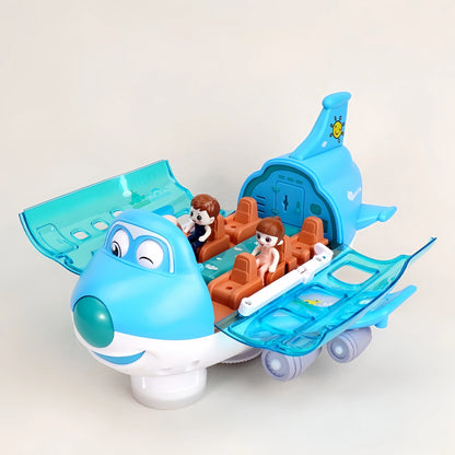 Electric Airplane Toy Model with Lights and Music Kids