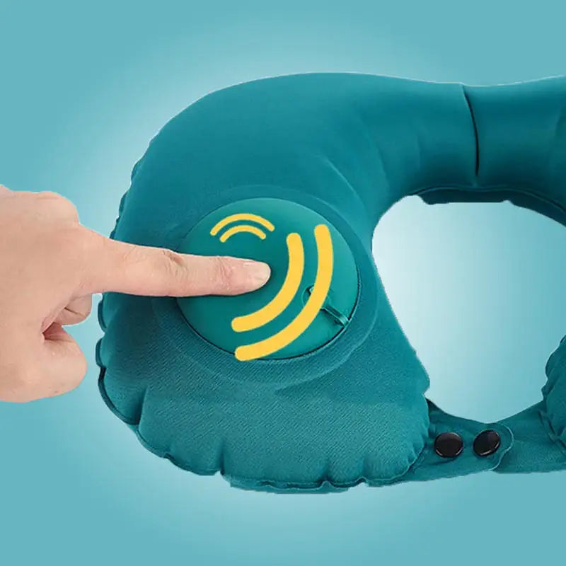 Inflatable Portable Neck Pillow for Travel and Trips