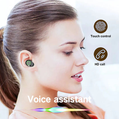 NES TWS Wireless Bluetooth Earphones Sport Headset
