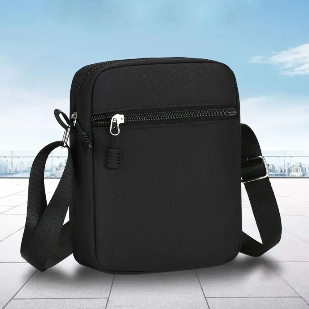 Simple and Casual Single-shoulder Bag, Oxford Fabric Crossbody Bag, Mini Small Bag, Mobile Phone Bag for Men and Women