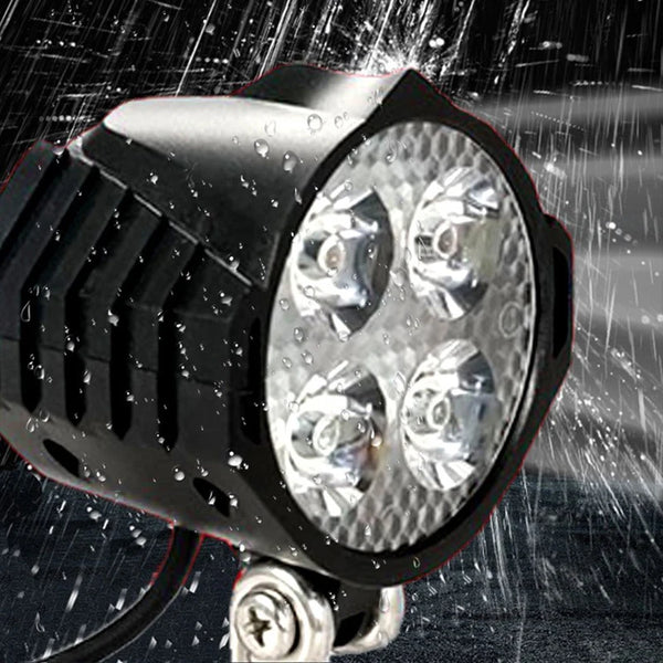E-Bike 12V 24V 36V 48V 60V 72V Electric Bicycle Light with Horn Waterproof IPX4 Headlight Horn Set Front Headlight Horn Set