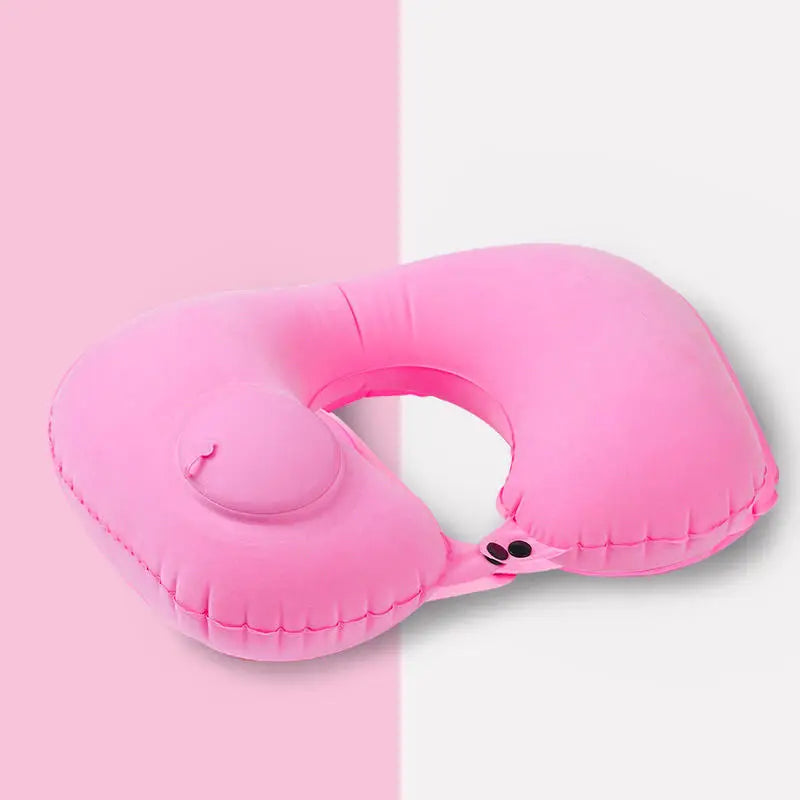 Inflatable Portable Neck Pillow for Travel and Trips