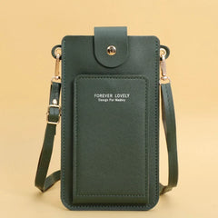 Multi-functional Cell Phone Touch Screen Clutch Bag Women's Wallet Large Capacity Travel Card Holder Passport Holder