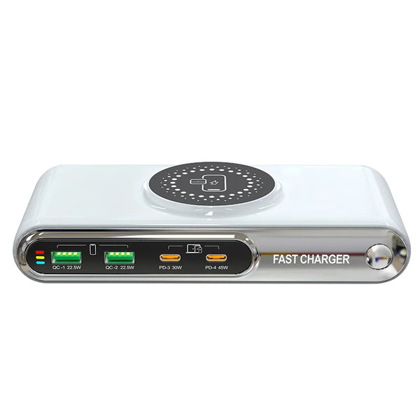 New 72W Multifunction Charger Wireless Charger 4-Port PD+QC USB Type-C Quick Charger Home Travel Office Convenient For Phone
