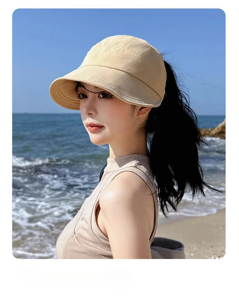 Women Bucket Hats Fashion Sun Protection Hats Creative Face Mask Hook Design Hats New Product Summer Sun Hat Apparel Accessorie