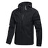 Mens Waterproof Hooded Rain Jacket for Hiking Travel