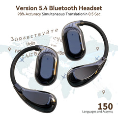 Translation Earbuds Real Time, 150 Languages  AI Translator Earbuds,Headset Interpretive Device for Business, Travel, Study