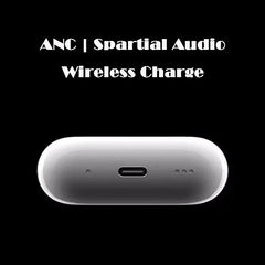 Active Noise Cancelling Wireless Headphones with Immersive Sound Ultra-Low Latency Effortless Wireless Charging for Gym running
