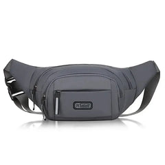 Men Canvas Fit Waistpack Mobile Fanny Waist Packs Men's Sports Outdoor Leisure Running Anti Theft Ultra Thin Invisible Waist Bag