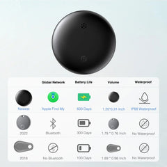 Air Tag-2 Pack: iOS Find My Bluetooth tracker, suitable for keys/luggage/backpacks, only iOS, not compatible with Android