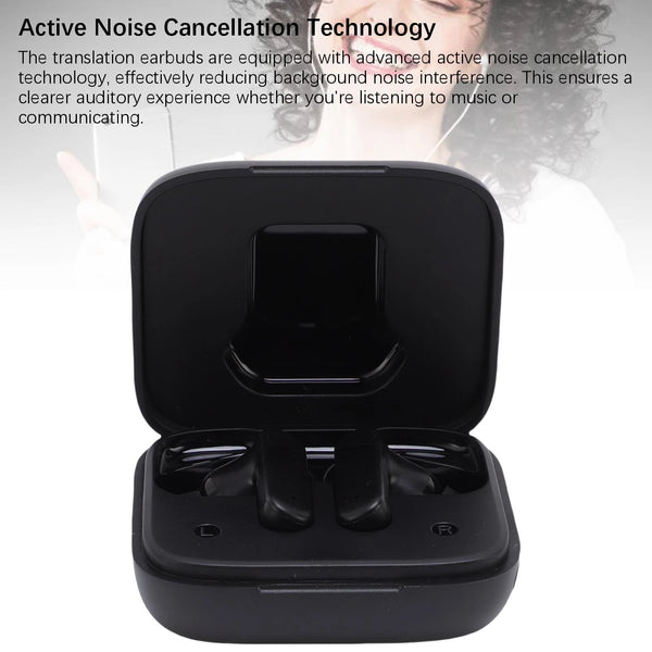 Smart Translation Earbuds  140+ Languages Real Time Wireless  Translator Earbuds Translation Headphones