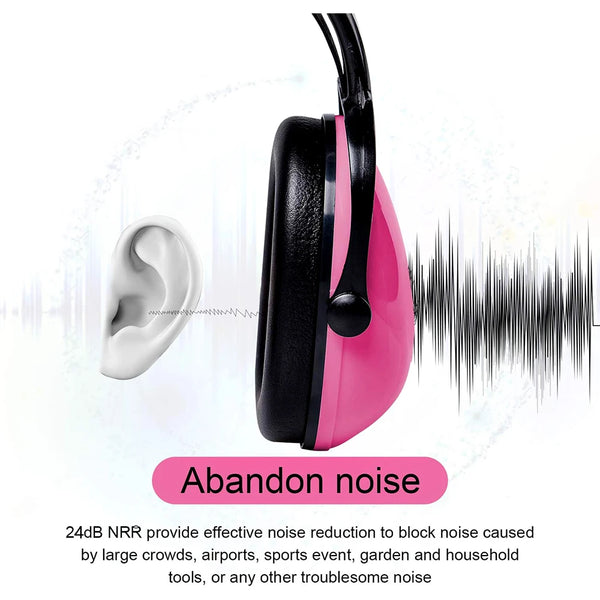 Noise Canceling Headphones for Kids,  Ear Protection Sound Proof Earmuffs for Children