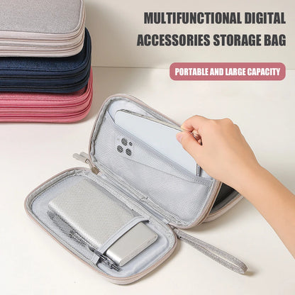 Travel Cable Organizer Waterproof Storage Bag for Cables