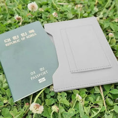 Waterproof RFID Passport Holder Large Capacity Travel Wallet with Multi-Slots for Cards ID Cash & Certificates PU Leather Purse
