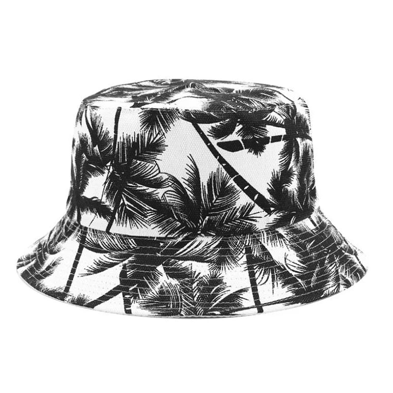 Two Side Bucket Hat for Men Women Summer Fisherman Cap