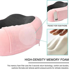 Travel Pillow U Shaped Neck Cushion Neck Cervical Airplane Pillow Support Travel Essentials for Travelling Rest Car Train Home