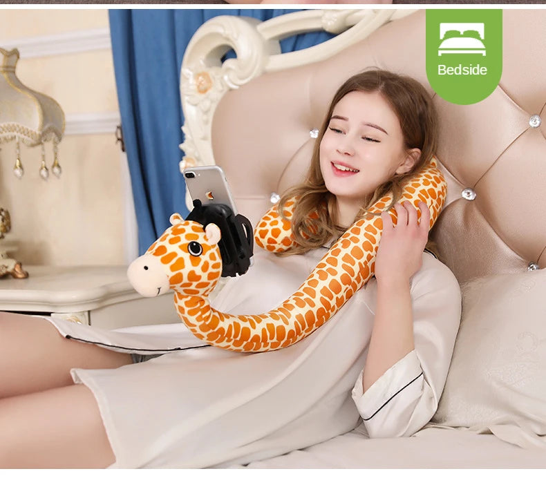 Travel Pillow with Phone Holder U Shaped Neck Support