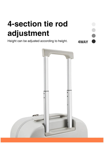Aluminum Frame Carry On Rolling Luggage Suitcase