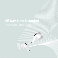 PRO 3 wireless Bluetooth earphones with heart rate monitoring, ANC noise cancelling microphone earbuds, stereo audio compatible