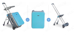 20 Inch Kids' Luggage Travel Bags for Children Suitcases on Wheels Child Travel Suitcase with Guardrails Rolling Luggage Case
