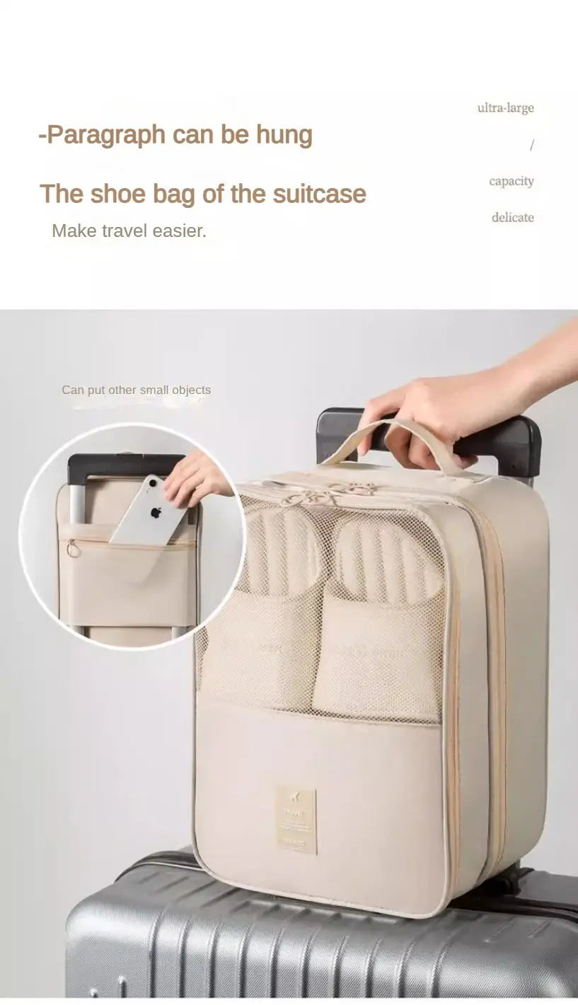 Travel Shoe Storage Bag Portable Breathable Shoe Organizer