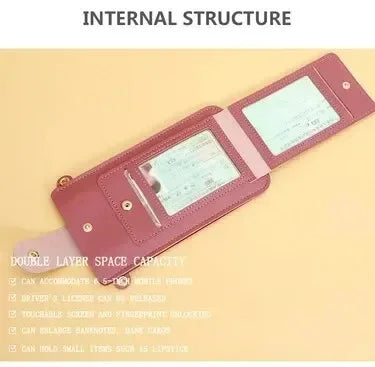 Multi-functional Cell Phone Touch Screen Clutch Bag Women&
