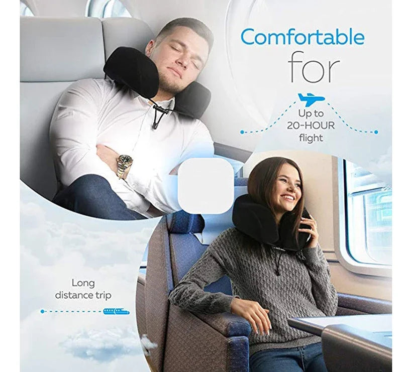 U Shaped Travel Pillow Neck Support Cushion for Travel