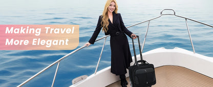 18 Inch Rolling Laptop Briefcase Wheeled Travel Bag