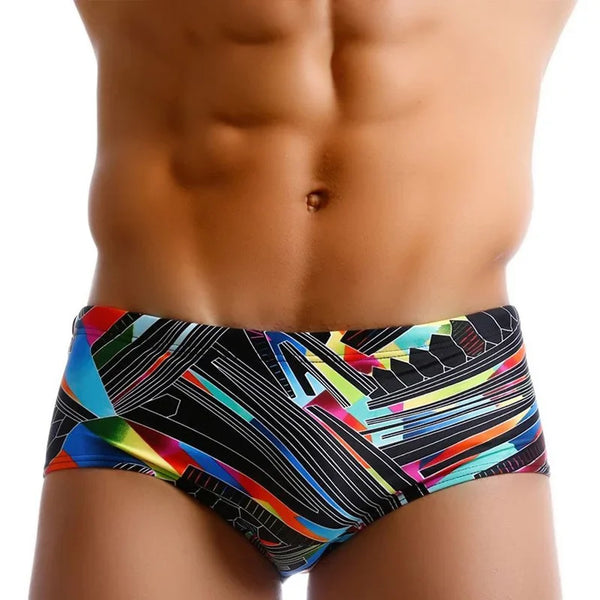 Men Swimwear Swim Boxers Board Shorts Surfing Bikini Swimsuits Brazilian Cut Bathing Suit Water Sports Trunks Beach Underwear