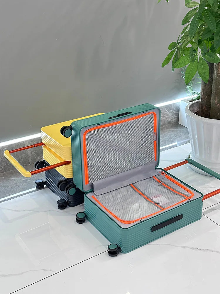 Wide pull suitcase, women&