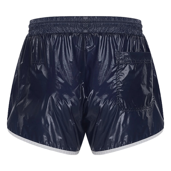 Mens Swimsuit Drawstring Seams Swim Shorts with Pockets Waterpoof Swimming Trunks Shorts Elastic Waistband Swimming Bathing Suit