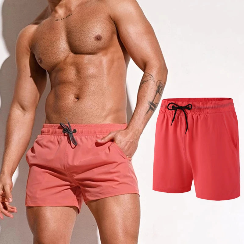 Mens Quick Dry Swim Short for Surfing Beach and Summer