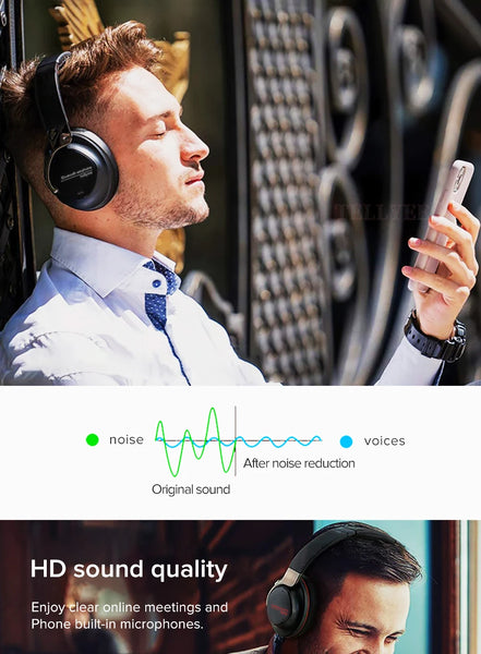 Noise-cancelling wireless Bluetooth headphones stereo 5.3 headphones high-quality wireless headphones Hifi sound effect headphon