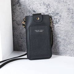 Multi-functional Cell Phone Touch Screen Clutch Bag Women's Wallet Large Capacity Travel Card Holder Passport Holder