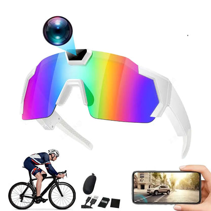 2026 AI Intelligent Glasses For Outdoor Cycling Windproof And Eye Protection Skiing Glasses High-definition Camera Photography