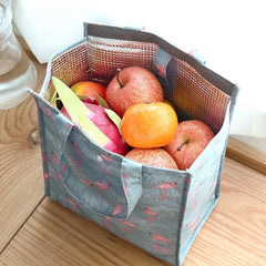Waterproof Foldable Handheld Lunch Insulated Bag, Aluminum Foil Insulated Large-capacity Storage Lunch Box, Bento Bag