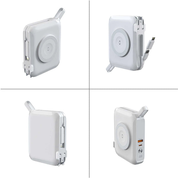 Travel charger  Magnetic wireless charging bank comes with cable and plug 65W Supportlaptop Android Fast charge