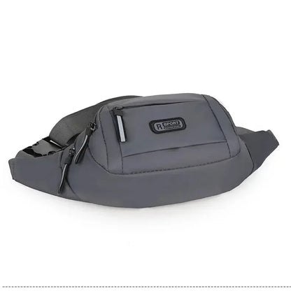 Men Canvas Waist Pack Anti Theft Running Waist Bag