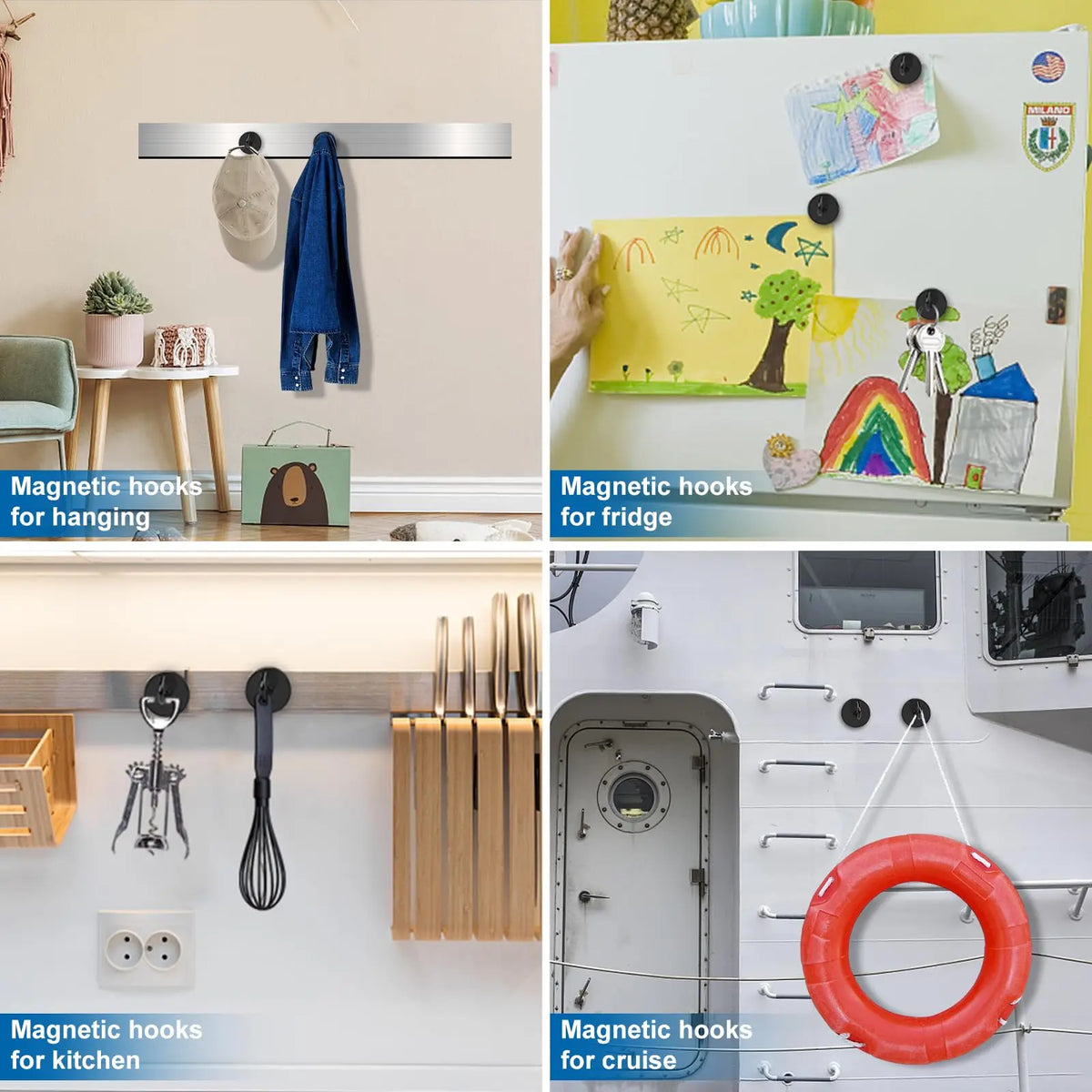 Strong Magnetic Hooks Neodymium Magnets For Storage