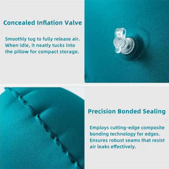 Inflatable Portable Neck Pillow U-shaped Pillow That Can Be Stored And Self Filled Suitable For Outdoor Travel Business Trips