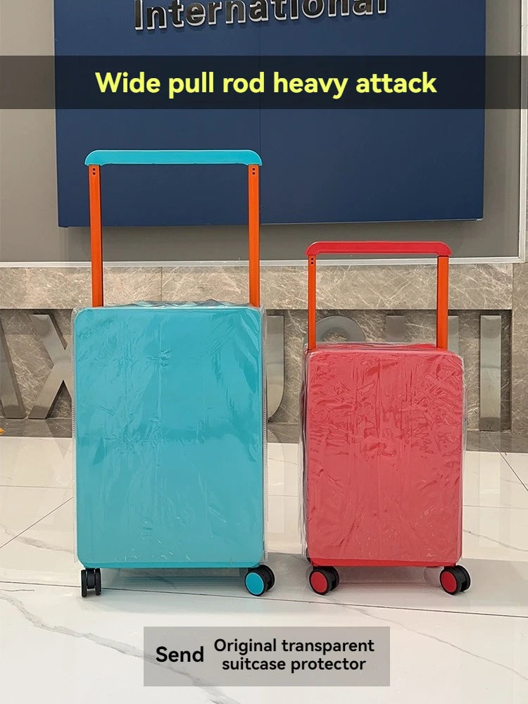 Wide pull suitcase, women&