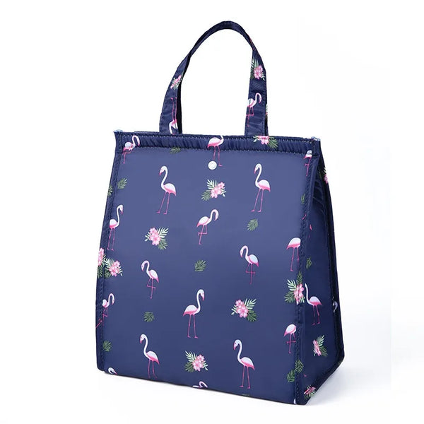 Waterproof Foldable Handheld Lunch Insulated Bag, Aluminum Foil Insulated Large-capacity Storage Lunch Box, Bento Bag