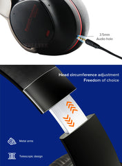 Noise-cancelling wireless Bluetooth headphones stereo 5.3 headphones high-quality wireless headphones Hifi sound effect headphon