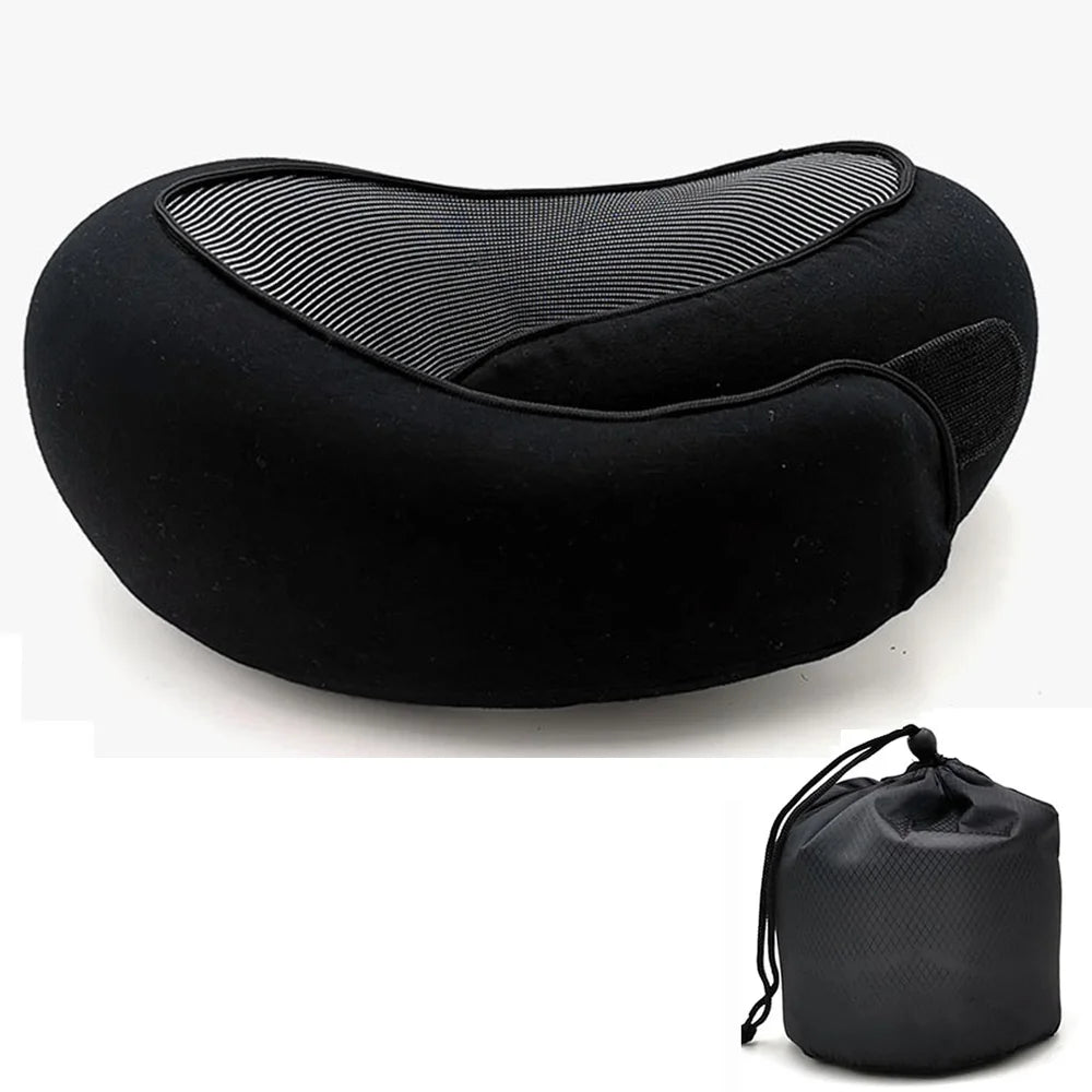 Memory Foam Travel Neck Pillow U Shaped Support Cushion