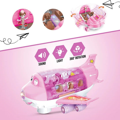 Electric Airplane Toy Model with Lights and Music Kids