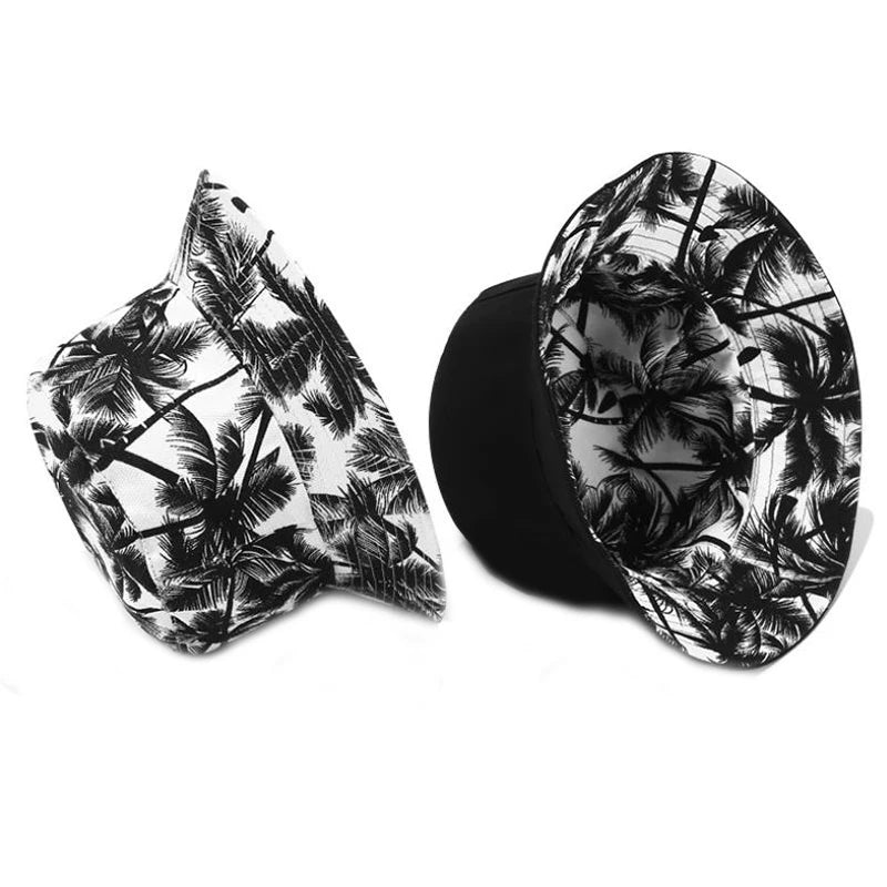 Two Side Bucket Hat for Men Women Summer Fisherman Cap