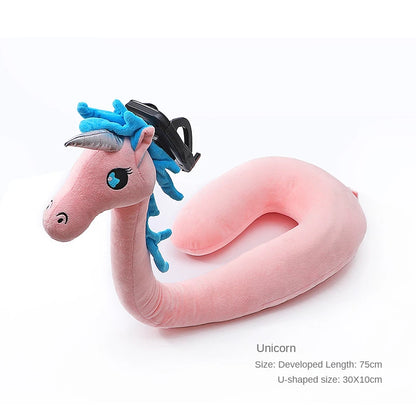 Travel Pillow with Phone Holder U Shaped Neck Support
